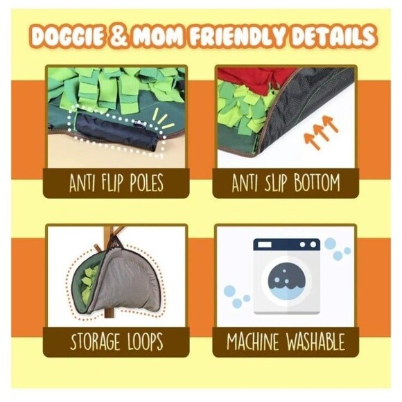 Snuffle mat for dog enrichment - Picture 3 of 6